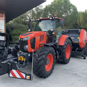 Tractor Agrícola de Ruedas 4x4 con Motor, Caja de Cambios, Bomba, Cargador, Remolque, Rotocultor, Sembradora y Herramientas Multiusos - Product Image 1