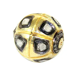 Joyería de Lujo con Baño de Oro y Cuentas para Mujer, Collares de Moda con Incrustaciones de Diamantes - Product Image 1