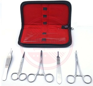 ชุดเครื่องมือผ่าตัดพร้อมกระเป๋าหนัง ชุดเครื่องมือแพทย์ผ่าตัดระดับมืออาชีพสำหรับโรงพยาบาล - Product Image 4