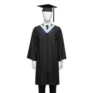 Uniformes de Graduación Unisex para Adultos, Conjunto de Toga de Poliéster, Ligero y Duradero, Ropa de Ceremonia, Toga Académica para Eventos Escolares y Universitarios - Product Image 1