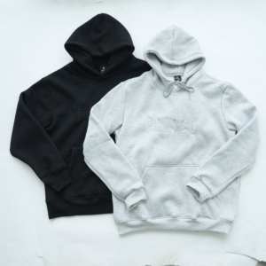 Élégant 350GSM coton personnalisé imprimé brodé automne unisexe surdimensionné sweats à capuche confortable usine de vêtements décontractés - Product Image 1