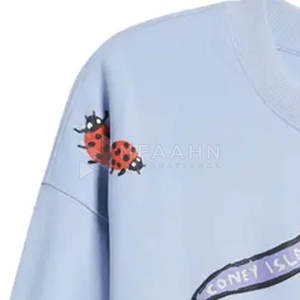 เสื้อสเวตเตอร์ผ้าฝ้ายผสมสีล้วนสำหรับผู้ชายเสื้อแนวสตรีทผ้าแห้งเร็วระบายอากาศได้ดี - Product Image 3