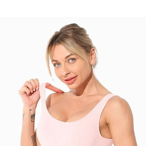 Fabrication de vêtements athlétisme avec logo personnalisé pour femmes vêtements de yoga et de gymnastique à impact élevé ensemble de fitness avec haut d'action et de sport de grande taille - Product Image 4