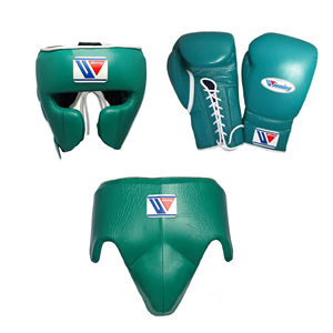 Ensemble de boxe en cuir véritable, ensemble de sparring de boxe - Cuir véritable de haute qualité, protecteur et respirant, ensemble avec logo personnalisé - Product Image 2