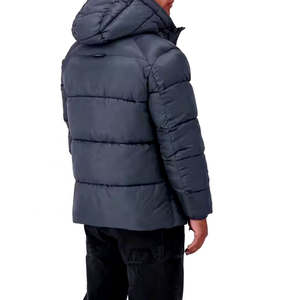 Chaqueta Casual Acolchada con Cierre para Hombre, de Alta Calidad, Fabricante OEM, Abrigo Alternativo de Invierno, Logotipo Personalizado, Moda para Exteriores - Product Image 3