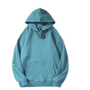 Sudadera con Capucha Extra Grande de Felpa Francesa para Hombre, Ropa Básica Elegante, Sudadera Lisa Personalizada, Cómoda - Product Image 5