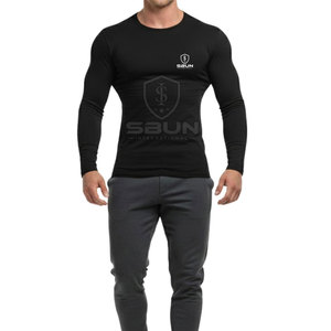 Camisetas de Compresión para Hombre, Talla Grande, Corte Ajustado, Manga Larga, Casuales, Ecológicas, de Secado Rápido y Transpirables - Product Image 5