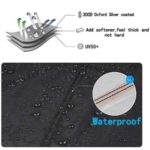 Pro Made impermeable motocicleta sol UV lluvia nieve protección cubierta lluvia polvo plegable motocicleta Accesorios - Product Image 6