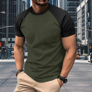 Haute qualité 95% coton 5% Spandex Logo privé personnalisé vêtements d'entraînement vêtements de sport vêtements de fitness T-shirt vierge uni pour hommes - Product Image 6
