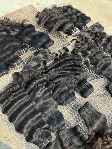 Alto rendimiento Raw Indian HD Cierre 5x5 24 pulgadas Máquina de cabello humano Remy de larga duración Trama doble para pelucas - Product Image 3