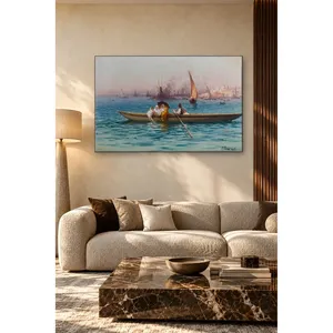 Impression sur toile : Promenade en bateau Fida Zonaro avec parasols sur le Bosphore - Product Image 4