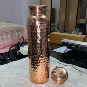 Bouteille d'eau en laiton émaillé de style ange écologique de qualité en gros en laiton pur à bas prix de conception simple - Product Image 2