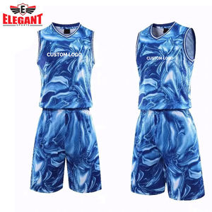 Ensemble de maillots de basket-ball de haute qualité, design classique, uniforme de basket-ball personnalisé par sublimation, dernier style - Product Image 2
