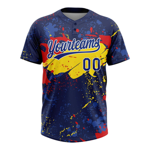 2025 Nuevo estilo Jersey de béisbol de dos colores Su mejor opción Ropa deportiva Jersey de béisbol Media manga - Product Image 6