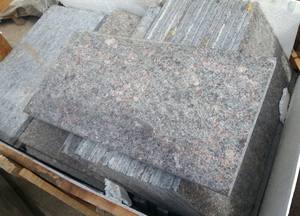 แผ่นหินแกรนิตสีน้ำตาลน้ำตาลขัดการออกแบบที่ทันสมัยรูปแบบแผ่นใหญ่ - Product Image 3