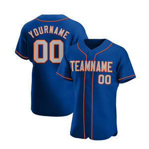 Vente en gros de maillots de baseball brodés sur mesure pas cher sublimation vente en gros 100% polyester - Product Image 5