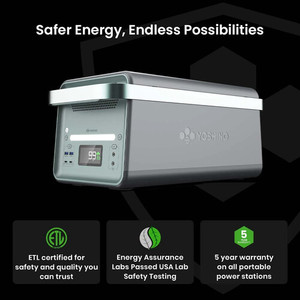 สถานีพลังงานสำรองแบบพกพา Authentic-Sales B4000 SST พร้อมแผงโซลาร์เซลล์ 200W สองแผง รุ่น K40SP22 ใหม่ มีสินค้าในสต็อก - Product Image 5