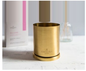 Pots de bougie en laiton en gros de haute qualité avec finition brossée et logo personnalisé à bas prix en gros pour bougie parfumée de Noël - Product Image 4