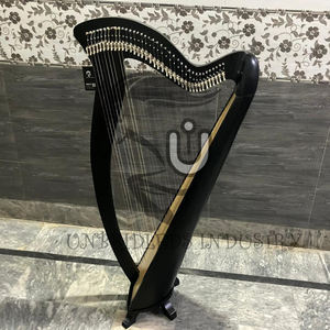Soporte para Arpa de Palancas de 38 Cuerdas, Color Negro, Madera de Haya de Primera Calidad, Duradero, Fabricado por Unbridleds Industry - Product Image 1