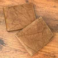 Portefeuille à deux volets en cuir de vache véritable 100% de qualité supérieure avec pochette à monnaie au prix d'usine