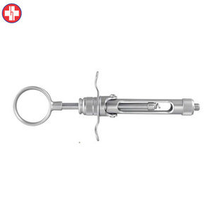 Seringue à aspiration manuelle Chargement par la culasse Outil d'anesthésie dentaire en acier inoxydable de 1.8ml - Product Image 2
