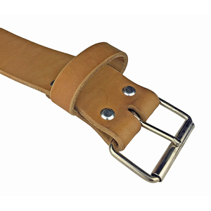 Cinturón de Levantamiento de Pesas Elite, Construcción en Cuero con Forro de Gamuza, Hebilla de Seguridad, Protección Lumbar, Opciones de Venta al Por Mayor y OEM - Product Image 3