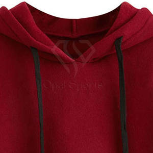 Meilleure vente de vêtements de mode d'extérieur pour femmes Sweats à capuche durables 100% coton avec logo avant pour l'hiver - Product Image 4