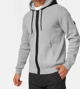 Sudadera con Capucha para Hombre, Personalizada con Logotipos, Tejida a Crochet, Estilo Urbano, Oversize, Color Sólido, Nueva Colección de Otoño, 100% Algodón - Product Image 4