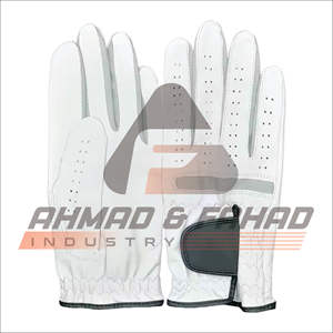 Gants de golf pour gaucher pour hommes et femmes Sangle de poignet souple antidérapante Cuir Cabretta respirant Doigts flexibles Cuir véritable - Product Image 5