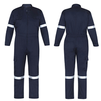 Overol de Trabajo de Seguridad Personalizado de Alta Calidad, Cómodo y Transpirable, de Algodón, con Certificación CE, Unisex, con Detección de Agujas y Transferencia de Calor