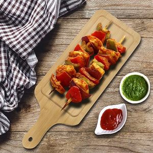 Ustensiles de cuisine écologiques personnalisés nouvelle planche à découper légumes bambou planche à découper en bois en gros - Product Image 5