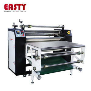 Presse à chaud rotative à chauffage d'huile pour machine de transfert de chaleur en tissu t-shirt - Product Image 2