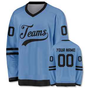 Maillot de hockey sur glace unisexe pour homme, vêtements de sport sublimés de couleur unie, service OEM pour adultes - Product Image 4
