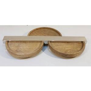 Plateau de service unique Plateau fini naturel de haute qualité Plateau élégant pour la maison Hôtel Utilisation en gros prix bon marché - Product Image 1
