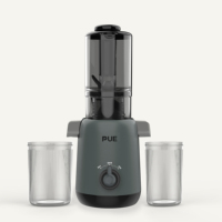 Mini presse-agrumes électrique de 300ml à grande bouche Mélangeur à mastication manuelle à pression lente avec broyage inversé des fruits pour les hôtels et les camping-cars domestiques