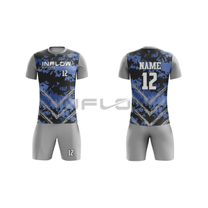 Maillots de football par sublimation maillot de football personnalisé pour hommes de conception créative 100% polyester ensemble de vêtements de football pour hommes uniforme de football pour hommes - Product Image 5