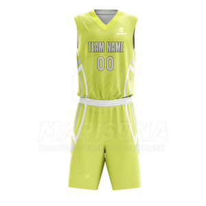 Best Quality <b>Light</b> Weight Reversible Basketball Uniform New Design Wholesale Reversible Basketball Uniform - Product Image 5
