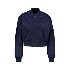 Chaqueta Bomber Casual de Invierno para Mujer, Personalizable, con Cremallera, Ecológica, Cortavientos, Transpirable, Tallas Grandes, Poliéster/Nailon, OEM - Product Image 3