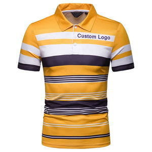 Polo pour hommes coupe ajustée respirant à col rabattu style décontracté grande taille confectionné par RAM Industry - Product Image 6