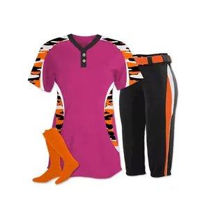 Uniforme de Baseball Logo personnalisé imprimé par Sublimation, maillot de Baseball & Softball, chemises & Top - Product Image 3