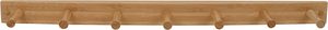 Wall-Mounted 7 <b>Peg</b> Wood, Hat Organizer & Coat Hanger for Entryway or Closet Bathroom Storage Racks for <b>Towels</b> & Bath Robes - Product Image 3