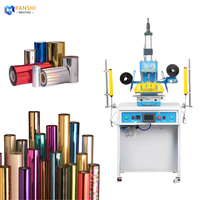 Nouvelle machine de marquage à chaud pneumatique à double tige PANSHI WT-TJ8020P-XY pour cuir, carton et plastique avec garantie d'un an