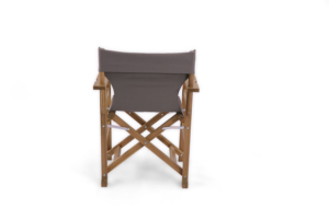 Chaise de réalisateur conçue avec un cadre pliable, un siège en tissu durable et un support pour les accoudoirs, adaptée aux événements en plein air et aux tournages de films. - Product Image 2