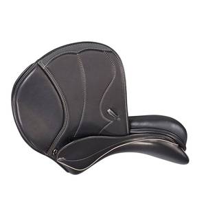 Selle de rembourrage supplémentaire Western Cowboy Professional Riders Safety Fit Sangle réglable en cuir Outillage pour grands animaux Cheval - Product Image 2