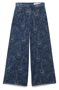Jean droit taille haute style Lolita pour filles, nouvelle conception, respirant, léger, de haute qualité, article tendance - Product Image 2