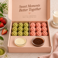 Boîte d'emballage de churros de qualité alimentaire avec logo personnalisé avec gobelet à trempette Boîte en carton pour collation, bonbon, gâteau, dessert Boîte à emporter