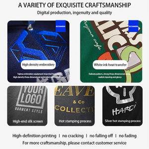 Vente directe d'usine de haute qualité pur coton 100% polyester sweat hommes large col rond sweat unisexe - Product Image 4