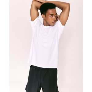 เสื้อยืดผ้าคอตตอนผสมเนื้อนุ่มแห้งเร็วสำหรับผู้ชาย รุ่น Active Performance เหมาะสำหรับวิ่งและออกกำลังกาย - Product Image 4