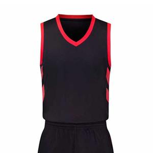 ชุดบาสเก็ตบอลโพลีเอสเตอร์ออกแบบได้ตามต้องการพร้อมโลโก้ระบายอากาศ - Product Image 1