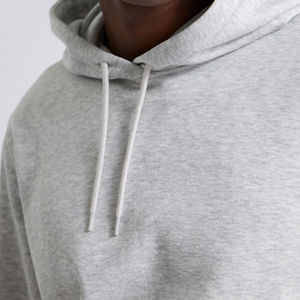 Sweat à capuche homme haute qualité 360 GSM 100% coton Streetwear personnalisé décontracté hiver thermique avec broderie teint uni - Product Image 4
